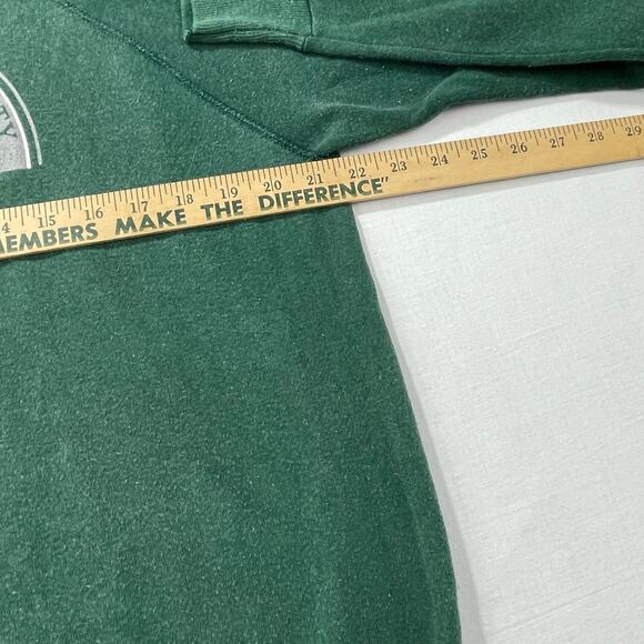 VTG Michigan State University Spartans Jansport Sweatshirt size L Green Raglan - Picture 5 of 8